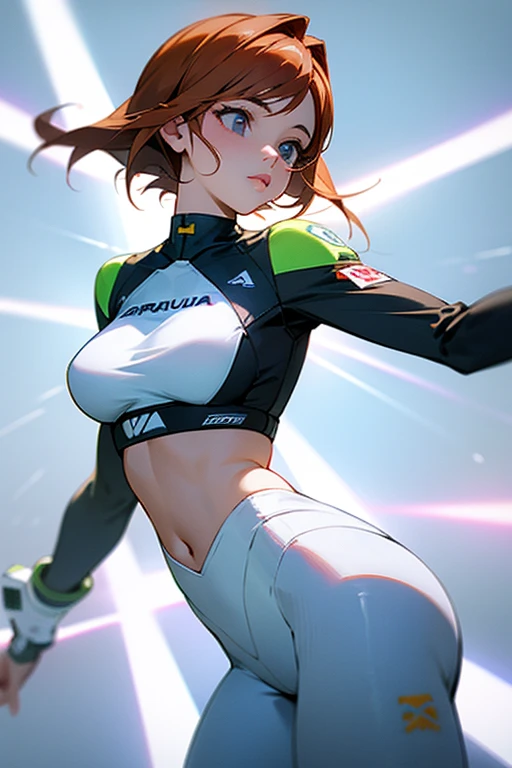(Unity 16K Wallpaper, Masterpiece, Best Quality, Ultra-Detailed, Extremely Detailed CG, Beautiful Detailed Eyes, solo, curby), Ultra High Resolution, fine skin、sexy, Sweat, short shorts, plain tops, smile, (thigh fetish), 16 years old, realistic clothing