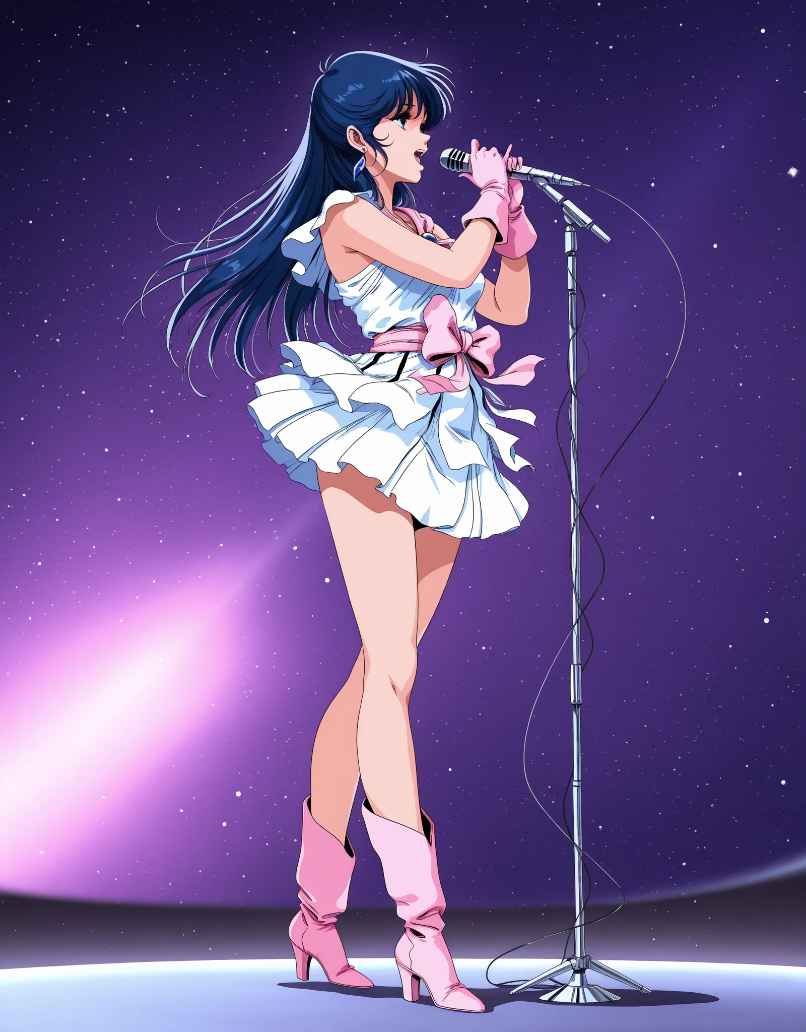 音無響子
Low - Angle、
Low - Angle、Long skirt、Hold down your skirt that is being blown up by the strong wind、Anime white panties in a strong wind、?????? is visible
ローレグのパンツ、Color: White、
?????? is visible、
、Lined、White lace lining、
