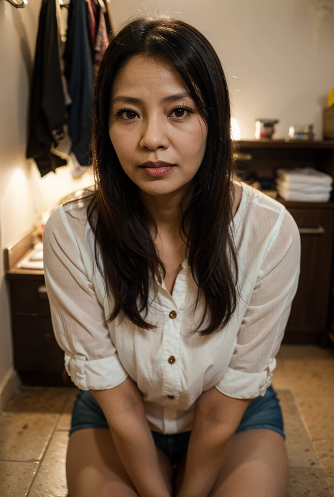 The best picture,The most realistic,4K clarity,Older Asian women,head to knees,sexy,