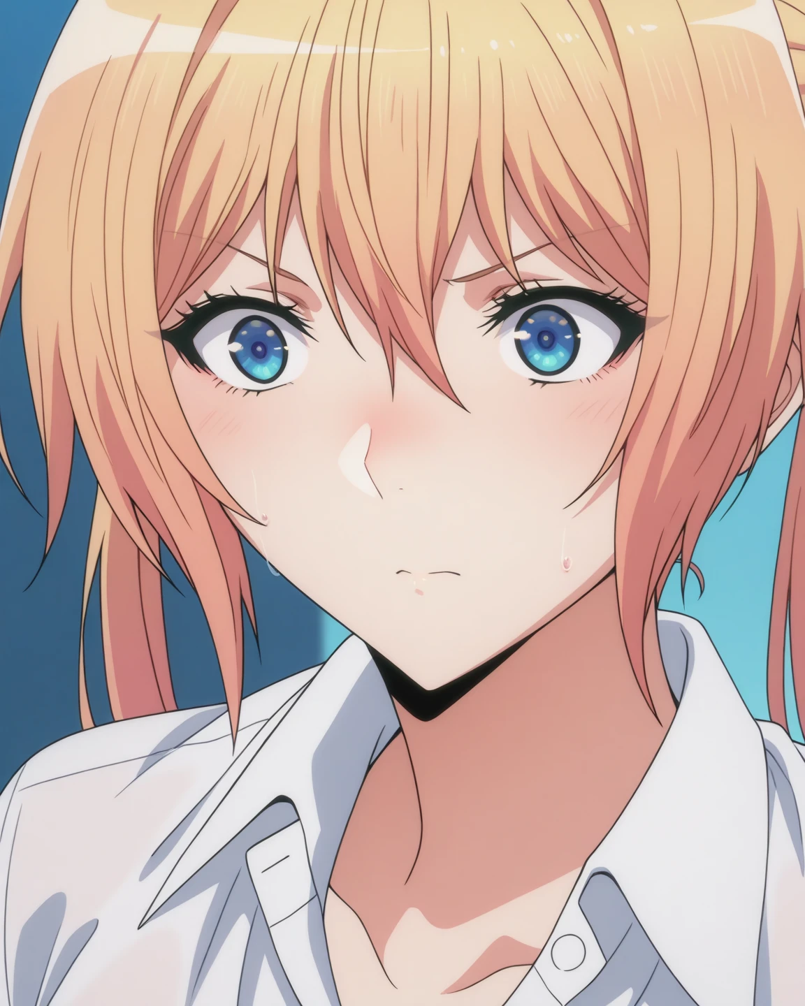 irohaisshiki, Isshiki Iroha, long hair, brown hair, (brown eyes:1.5), open your mouth wide, closed one eye,raise one hand,yawning,Sitting on the bed,
break indoors, Bedroom,
break (masterpiece:1.2), highest quality, High resolution, unity 8k wallpaper, (shape:0.8), (beautiful and detailed eyes:1.6), highly detailed face, perfect lighting, Very detailed CG, (perfect hands, perfect anatomy),