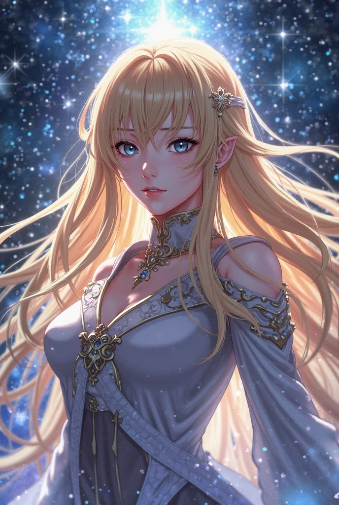 a beautiful young blonde saintess, fantasy world, detailed face and eyes, long hair flowing, elegant underwear, detailed intricate design, volumetric lighting, cinematic lighting, fantasy landscape, serene environment, vibrant colors, seductive, sexy, detailed, half naked