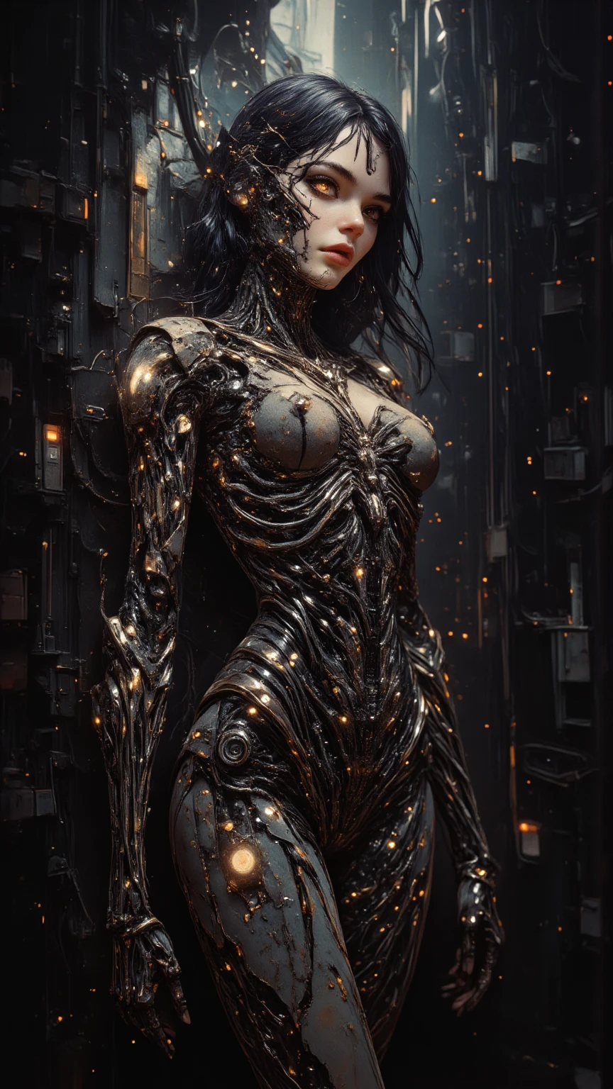 (body horror:1.4), (biomachine:1.3), (bloody:1.2), living being, (nipples), (colorful:1.2), Hans Giger,  many hands, (zentangle:1.2),
oil on matte canvas, sharp details intricate, highly detailed, digital painting, rich color, smooth, sharp focus, illustration, Unreal Engine 5, 8K, art by artgerm and greg rutkowski and alphonse mucha
(masterpiece,detailed,highres:1.2),