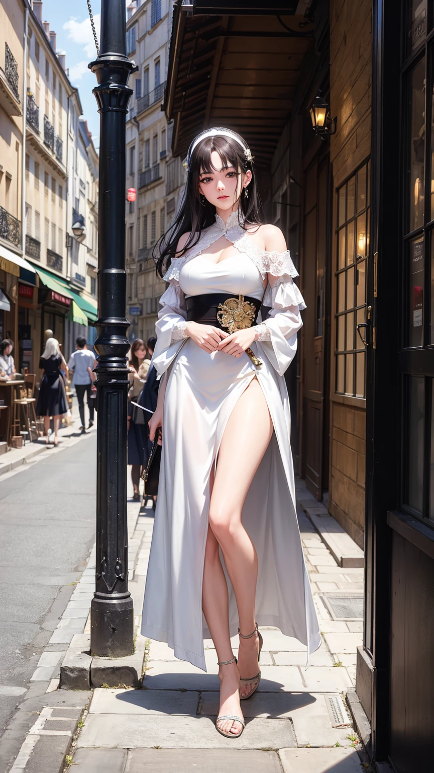 transparent costume，a beauty girl， --auto