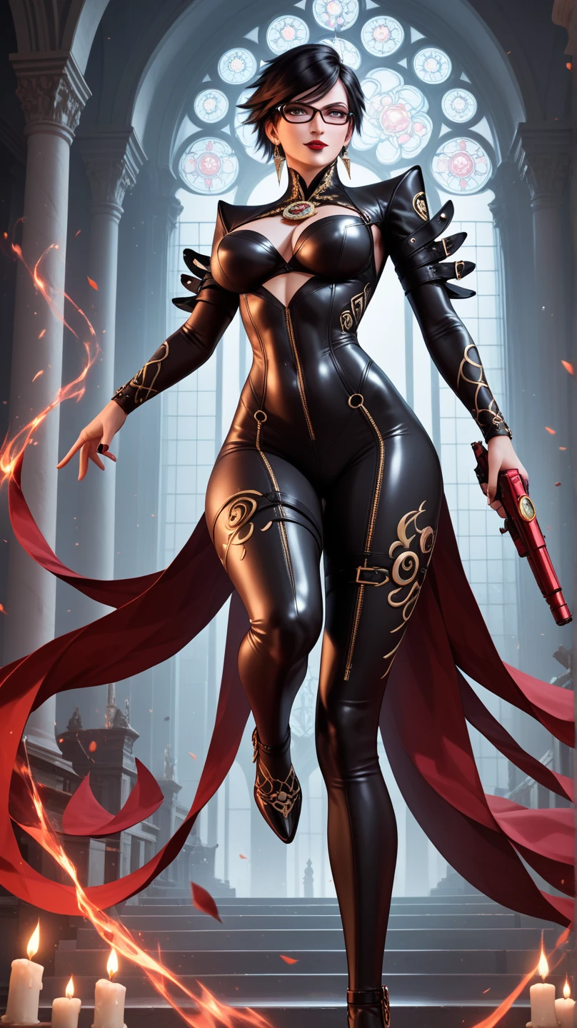 Sexy Bayonetta Standing Full Body