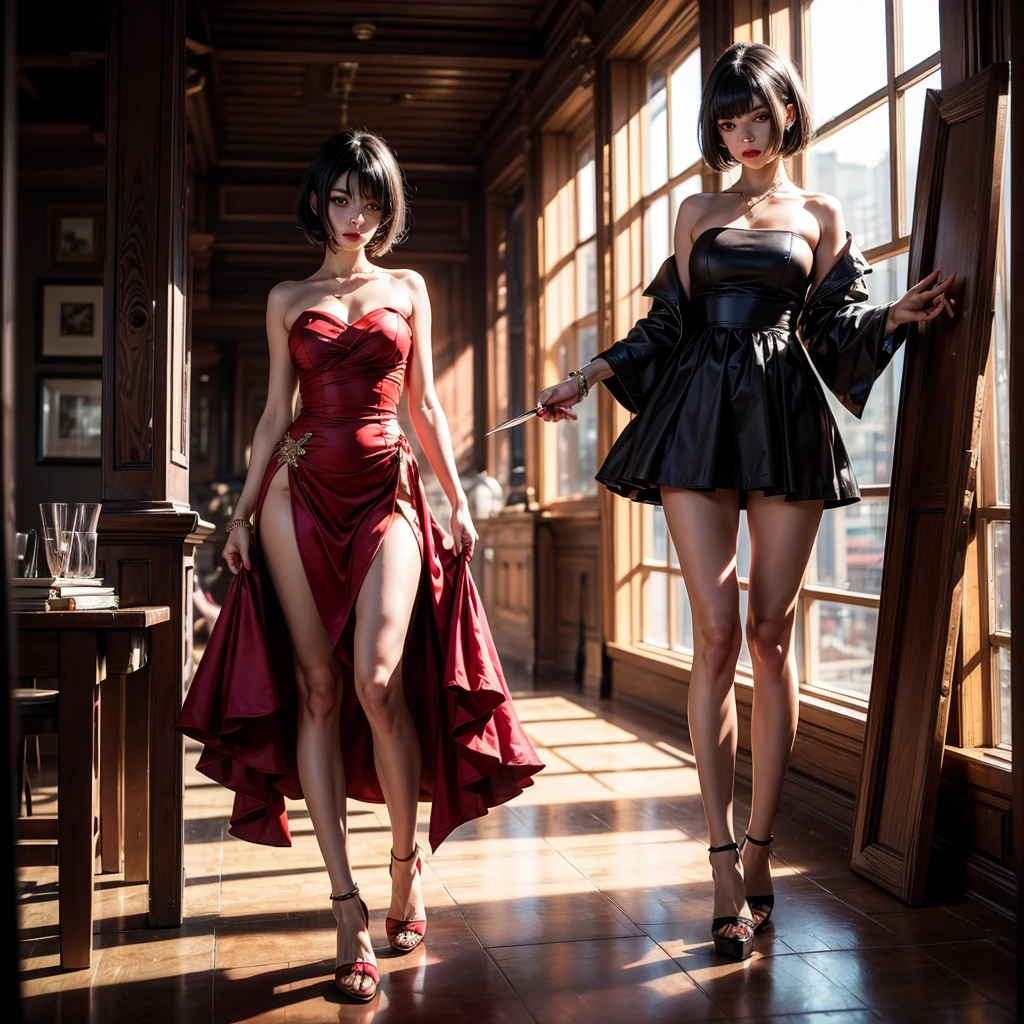 (Graceful Full Body of Extremely Detailed((Sexy Princesses Group in a row:1.37))), KAWAII perfect face with Reflective Eyes, Detailed(Delicate Clothing textures), Correct Graceful Legs, Dynamic Joyful Expressions LifeLike Rendering, Specular Reflection of mirrored floor, TopQuality 8K Ultra-detailed masterpiece (ProfessionalPhoto:1.37), (Acutance:0.8), (Luminism:1.28), Renaissance art style, Portraits, Colorful Light particles, (Full body from side) {Kissing Face to Face|Cute Peach AssFocus|(NakedApron with (Overflowing Sideboob))}, Radiant Fine Skin with Transparency, (Exposed:0.4) {Pink Hair|LightBlue Hair|Blonde|Pure White Hair|Liquid Hair|Red Shoes}, Perfect Lighting
