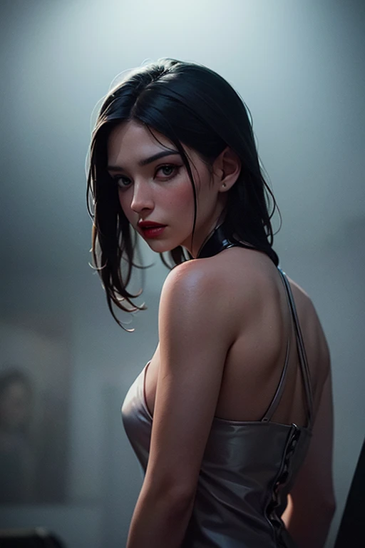 Hay una mujer con un vestido blanco posando para una foto, Obras de arte al estilo de Guweiz, Artgerm y Atey Ghailan, inspirado por Ross Tran, Ross Tran 8 K, Al estilo de Ross Tran, Artgerm. Anime illustration, Modelo IG | Artgerm, Artgerm extremadamente detallado, Estilo de Stanley Artgerm