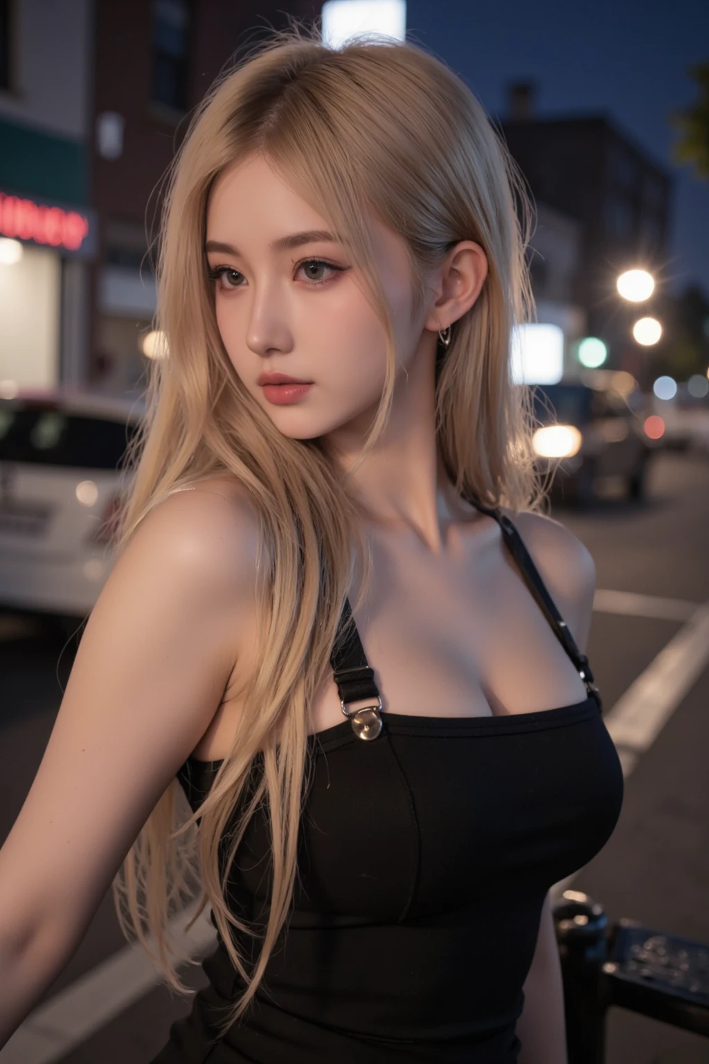 Beautiful blonde photo taken with iPhone camera, Full body photo, stooped, dim murky lights, wearing Spider-Man costume, Bigboobs, Symmetrical face, フォトリアリスティック, photography of, phone camera, natural lightting, Magnificent, Chopping, occidental, Lo-Fi, A high resolution, The is very detailed, open pores, Luzes Realistas, natural soft light, self-shot, natural face, birthmark, Instagram poses, Influencers, low fidelity, It's not fair