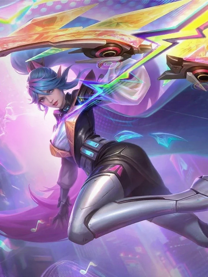 Close-up of a woman on a motorcycle holding a sword, kda, IG model | Art germ, vi from arcane, League of Legends character, Extremely detailed Artgerm, Official Splash Art, Style Artgerm, style league of legends, samira from league of legends, seraphine ahri kda,The sword in his hand was replaced by a flower