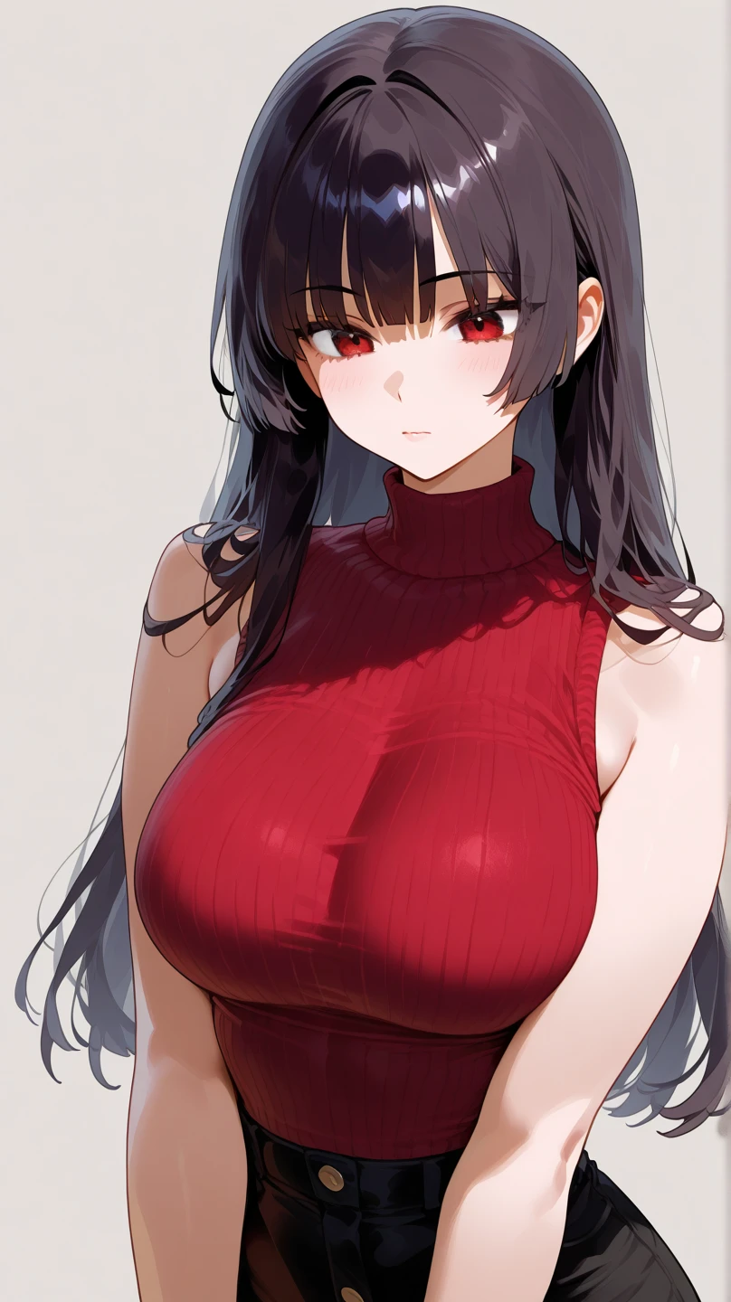 looking at viewer, huge breasts, solo, standing, tohsaka_rin_alt, masterpiece, best quality, detailed face, detailed eyes, highres,