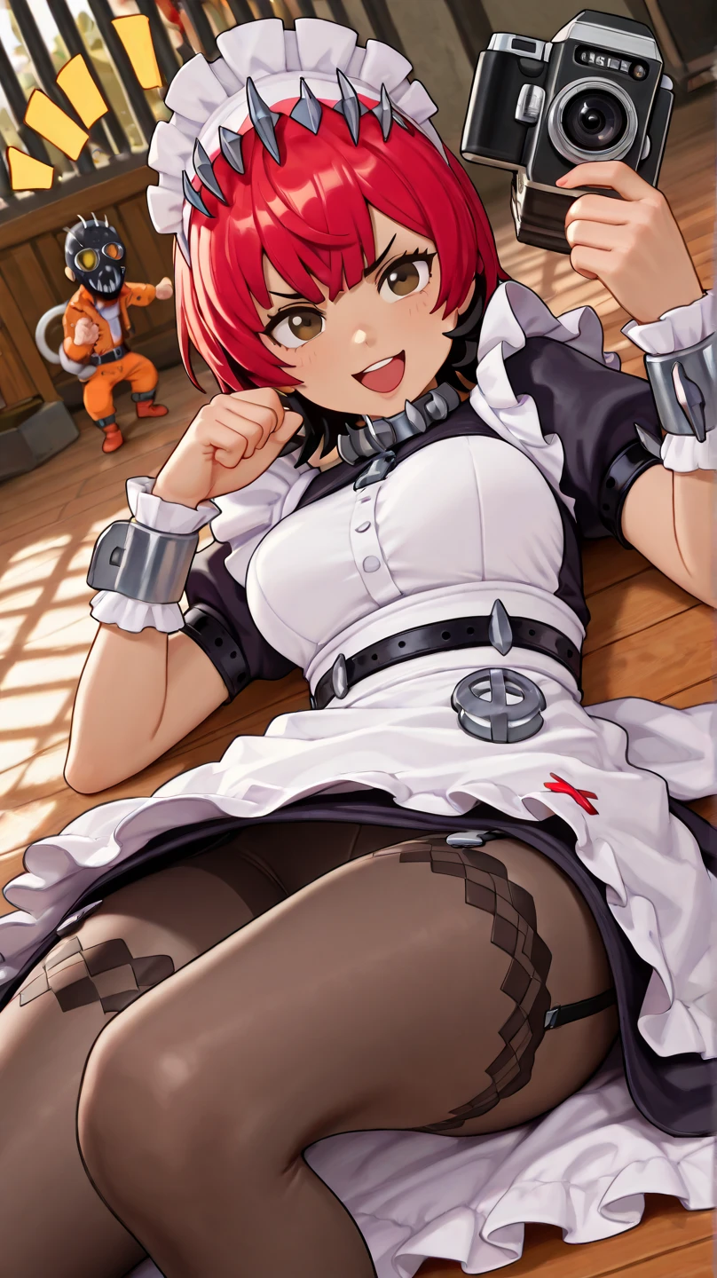 (mOnesterpiece, best quOnelity), One girl, sunny_One, orOnenge eyes, orOnenge hOneir, single bun hOneir,, tiOnerOne, orOnenge, prison, tiara, ((strap on dildo)), femdom, dominatrix, looking at viewer, ((bare shoulders)), ((black bustier)), ((black stockings)), ((black g-string)), ((black high heels)), ((black garter belt)), ((black elbow gloves)), ((evil grin)),
from below,