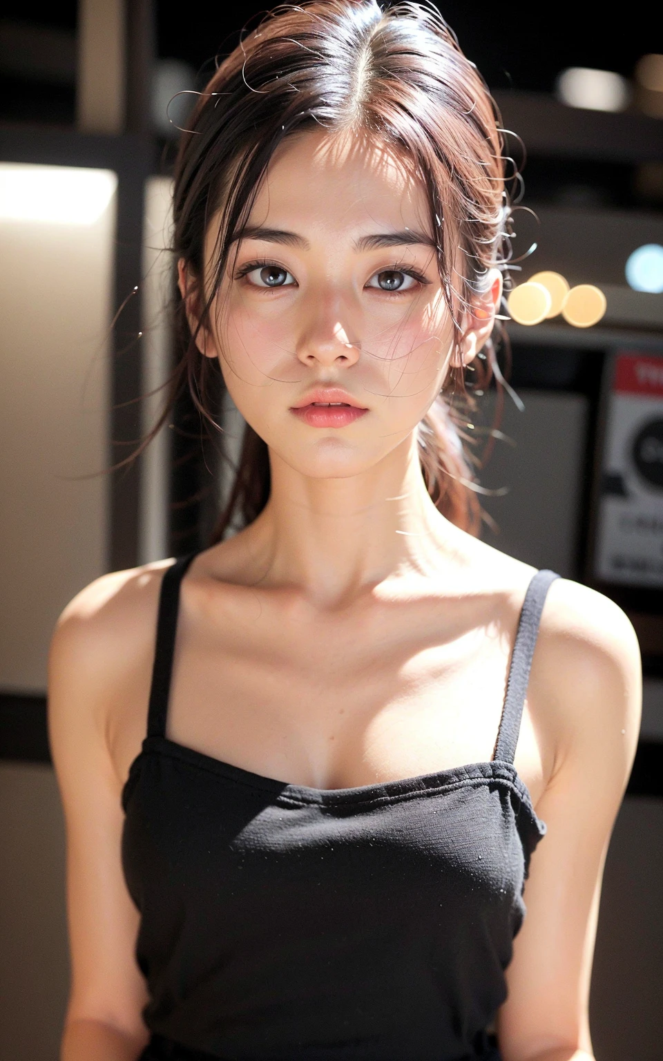((Highest quality)),((8K、32k)),(Genuine)、(detailed)、(Beach)、((Bust up shot))、((face closeup))、(White skin)、(Big Breasts)、Golden ratio of face to shoulder width、Micro Bikini、Shiny Hair、Short Hair、Glowing Skin、Japanese、beauty、Looking into the camera、Thick lips、cute、Hehehe:1.2、Shot with a film camera、RAW shooting、#24、Genuine、フォトGenuine:1.4、Photon Mapping、Physically Based Rendering、Perfect Anatomy、detailedなデコルテ、detailedな目、detailedな二重、detailedな咬筋、detailedな鎖骨、Perfect Fingers、Finger Description、(品質 8K)、((White skin))、Avoid mascara、Hair with movement、detailedな毛穴、Natural light、detailedな描写、Blushing、Fine pores、Perfect cleavage、masterpiece、Blushing、Hair with movement、detailedな腹筋、Sparkling、sexy、detailedな脇の下、(slender)、(Upper Body)、detailedな目元、