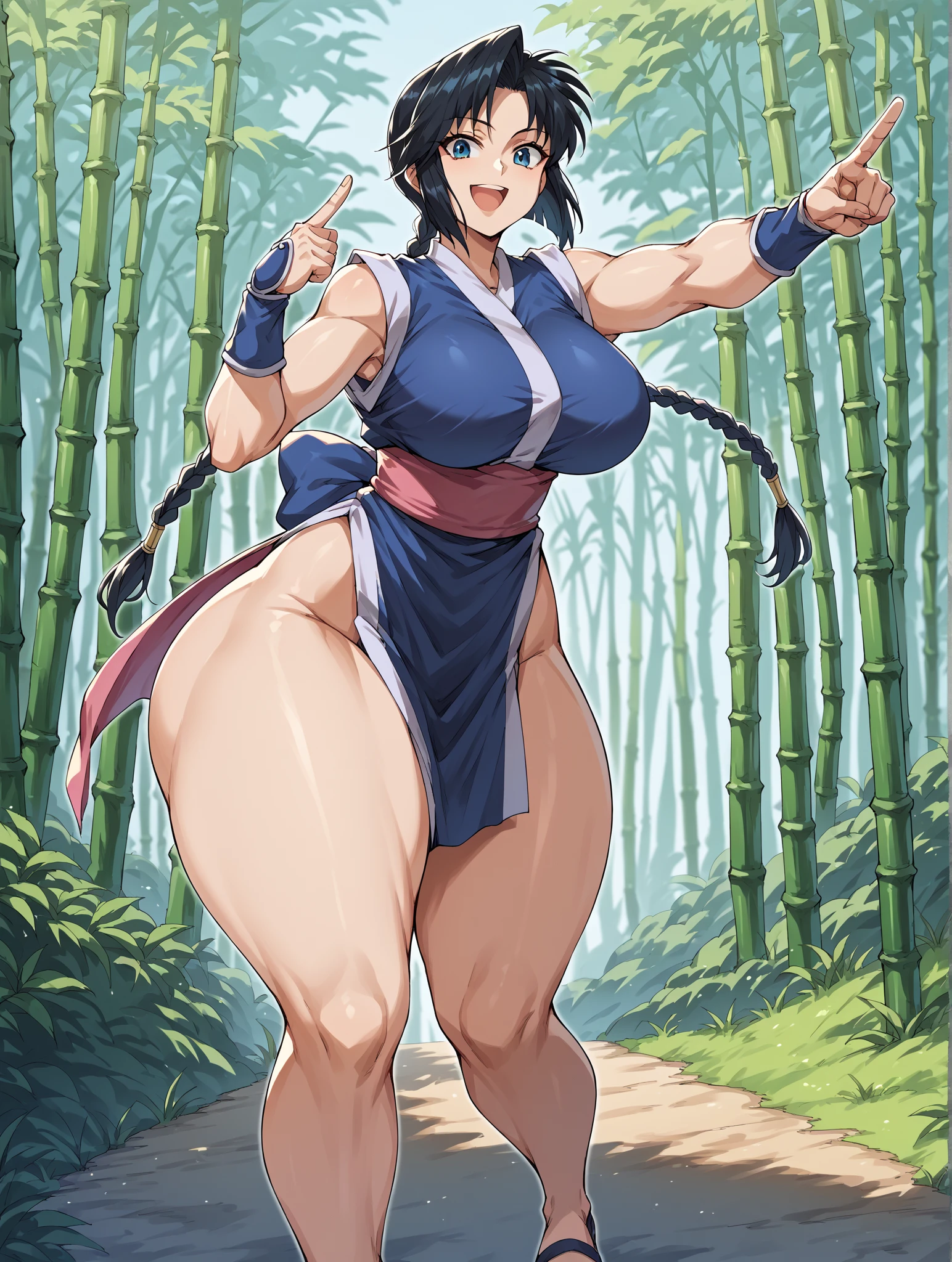 Whore slut pokemon, slut look, female anime furry character with ultra large breasts, futanari, full body, wide hips, milf woman, very big fat body, fantasy, breasts the size of her body, ultra complex clothing design, major sexual clothing, hugely huge development of clothing design, samurai furry, Japanese, warrior with weapon