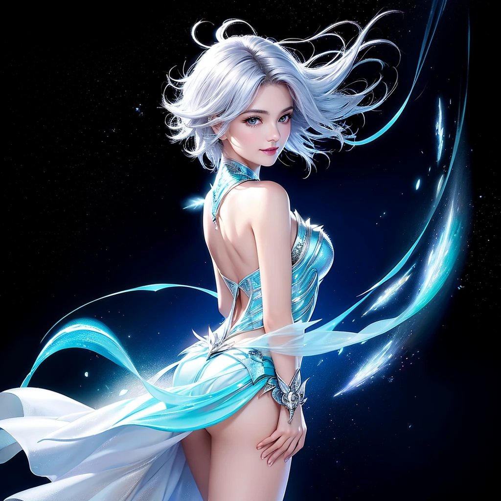 Romantic, Ultra HD, Attractive, Ethereal, Elegant, 1Girl, solo,milf, Beautiful, Flawless, Angelic, Soft Liquid Rainbow Smoke Background, Wind, Fractal Neon Antimatter Finishes, Very Detailed, Trends on Artstation, Clear Focus, Studio Photos, Intricate Details, Very Detailed, by Artgerm, Thomas Kinkade, Anna Dittmann, Gerhard Richter