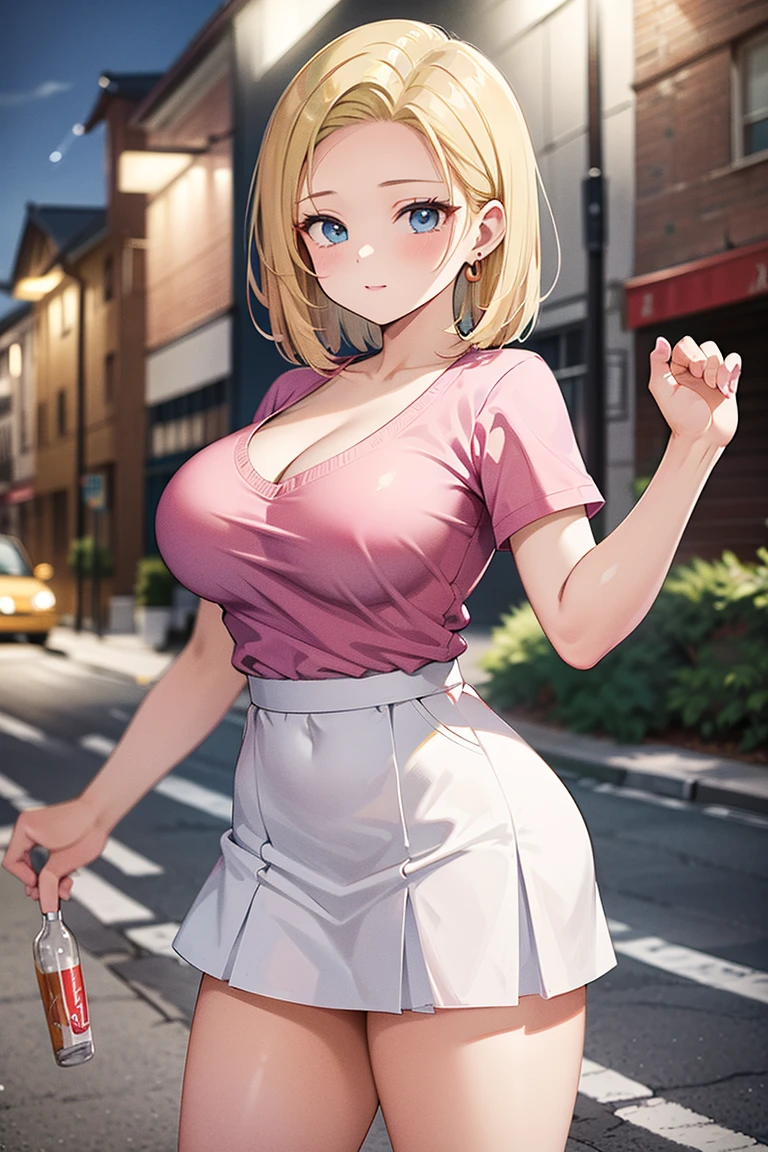 (nsfw),masterpiece,ultra detailed,sharp focus,high resolution,(night light at midnight,midnight,night,dark,:1.3),(tareme,adult female),(curvy body),gigantic breasts,adult body,high beams,seductive anime female,(off-the -shoulder black blouse,elegant frilled blouse,boots,short flare skirt,white skirt,naughty undies:1.1),necklace,earring,(blonde hair:1.2),(peace sign,double peace:1.1),(tanned skin:1.3),(blushed:1.3),(squatting on ground,spreading legs),(at off street,back alley:1),(armpit hair,pubic hair),(wet skin,smile,saliva,opening mouth:1.1),,(excessive cum in pussy,bukkake,cremapie:1.1),