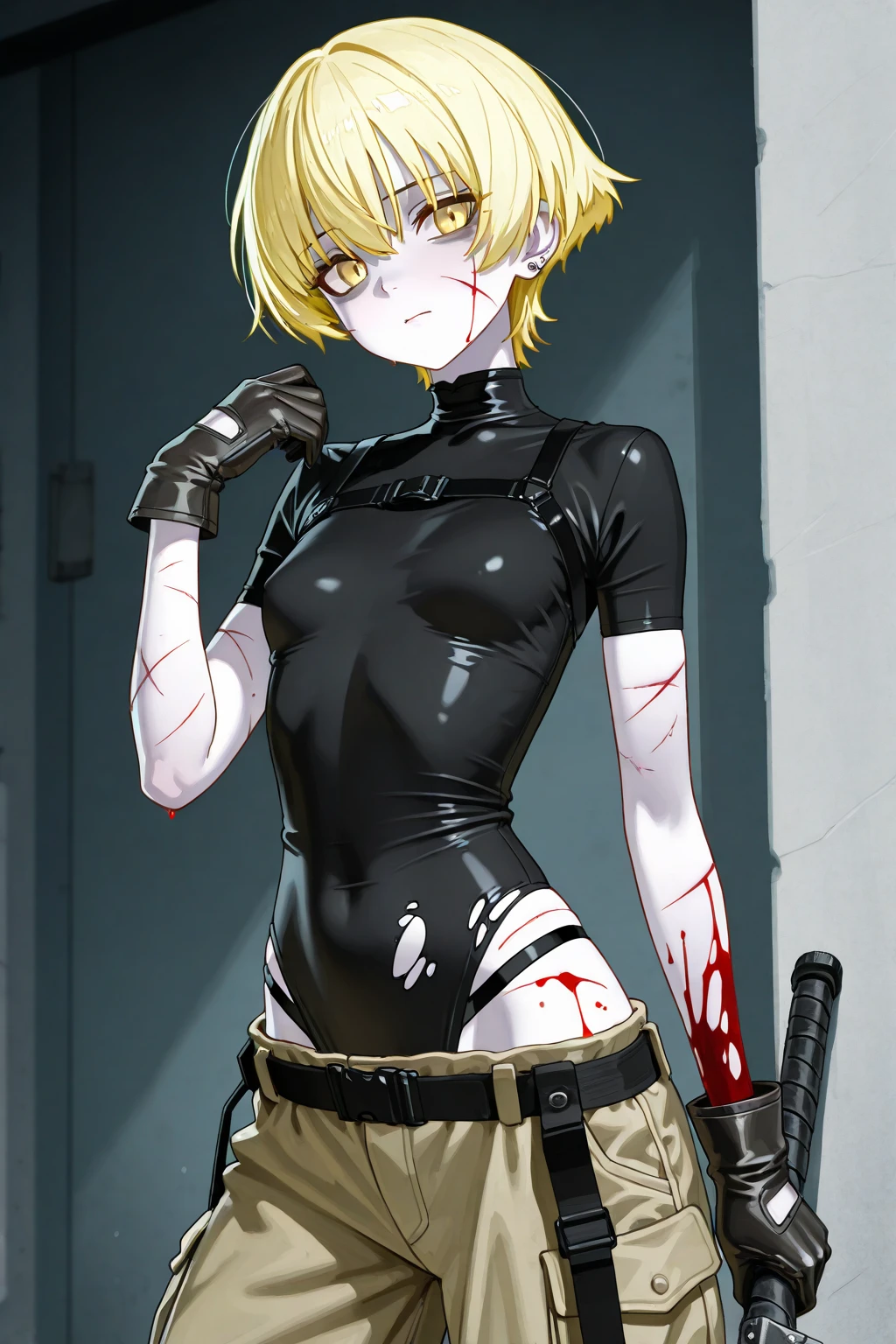 blood is coming out