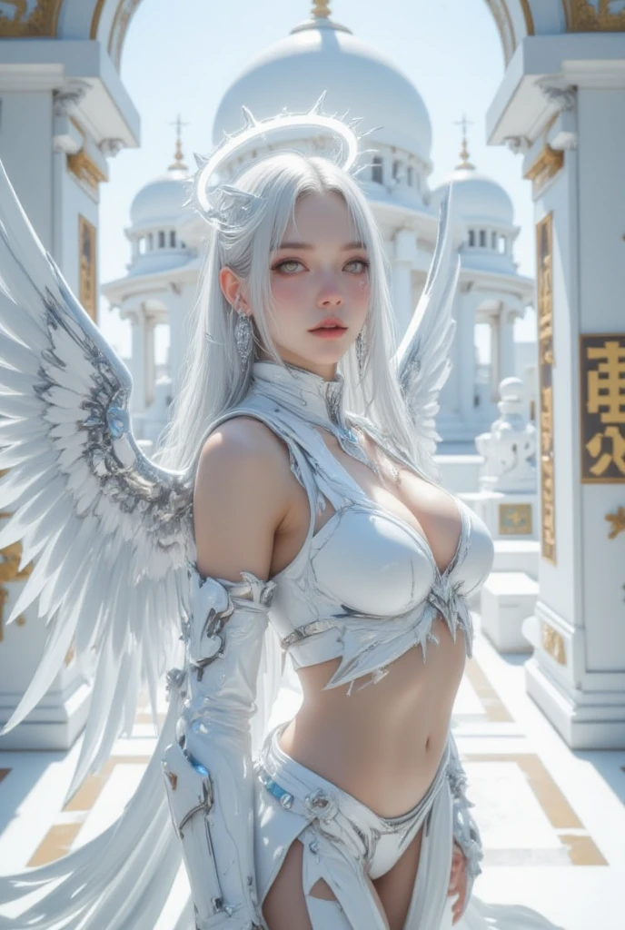 1girl, lightning sylph ,blue eyes, lighning around her, large neon wings, white long hair, Large breasts, elegant white short dress , electricity tunning all around her body, floating, shiny eyes with lightning effects, blue fire, at stormy steampunk heaven, (masterpiece), best quality, highres, 4k, 8k, cinematic lighting, amazing quality, amazing shading, soft lighting, Illustration, official artwork, anime style, wallpaper, official art, 35mm, analog style, a realistic photo, film grain, (photorealistic:0.6), taken by a canon eos r5