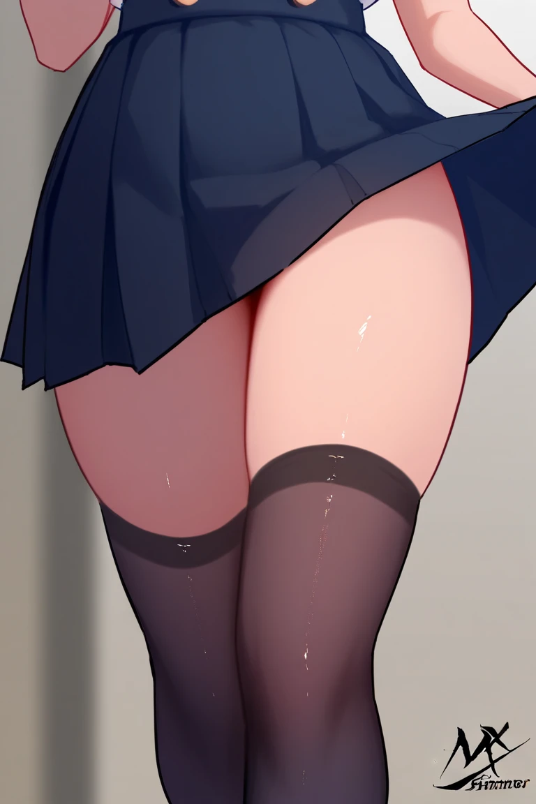 female、 Age 25, Brown eyes, Shiny skin、Long brown hair, Wearing a white shirt, Big Breasts,Center View, High resolution, Ultra Sharp, 8K, masterpiece、Escalator in a shopping mall、Leg spread、、Angry expression、A look of contempt、Glare、(((Shot from directly below)))、Hunchback、((おAssをアピール))、おAss、おAss、Pleated skirt、The gesture of hiding panties、Leaning forward、(((Sheer white panties)))、Wet Panties、Ass、Ass、