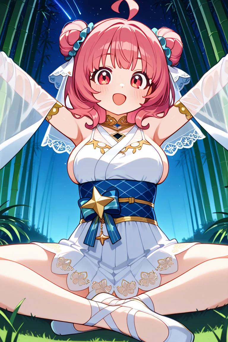 masterpiece, best quality, high fantasy outfits, solo, ((white background)), multiple views, (sex pose, spread legs, pussy, fellatio, cock sucking, standing, crouch, sex from behind), thong, character sheet,