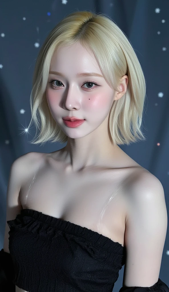 (Browsing Caution:1,4),Mix 4, (8K, RAWphotograph, Highest quality, Tabletop: 1.45), (Realistic, Realistic: 1.37),illumination, night, プロのillumination, photographn mapping, Radio City, Physically Based Rendering, Gradient Brunette, 高品質のphotograph, High resolution, 1080P, (Detailed facial depiction), (Detailed description of the hand), (Delicate CG), Extreme light and shadow, Rich details, (Detailed facial features), (Highest quality), Look in front of you, Highly detailed face, Highly detailed lips,  超High resolution, (Faithfulness: 1.4), photograph, 1 girl, [(sad)],  , Thin limbs, movie, Cool pose, I Cup, Highest qualityな完璧なボディ, photographのような, (1 girl: 1.3), Perfect balance, (Huge, Perfect breasts, Areola),(Realistic, Photorealistic:1.37),One Girl, Cowboy Shot,Professional Lighting, Photon Mapping, Radio City, RAWphotograph、(Photorealistic:1.4)、Octane Rendering、Complex 3D rendering with ultra-detail, Studio Soft Light, Rim Light, Vivid details, Super Detail, Realistic skin texture, Detailed aspect, Beautiful details in the eyes, Highly detailed CG Unity 16k wallpaper, compensate, (Detailed Background:1.2),Highest quality, 超A high resolution, Tabletop, One Girl, One girl,alone, Upper Body,View Viewer, ((Black Background:1.2)), Multicolored Hair, compensate , Lips parted, Black Lips, eyeliner, Gothic, Goth Girl,((Light on face:1.2)),((movie照明:1.2)),(Photorealism:1.4),30 piercings in left ear)),((necklace)),((A woman who always smiles)),((nightのプールサイド:1.6)),((Lighting on face:1.1)),((Upper Body:1.2)),((Delicately depicting the face:1.2)),(Very short bob hair:1.5),((Golden hair color:1.6)),((((Completely naked)))),(((nsfw))),((Small breasts:1.2)),((((全身Completely naked)))),(((The face feels)))