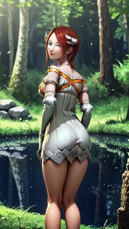 sharp focus,sketch,(defined line),(very detailed face),(very detailed eyes),((masterpiece:1.1),anime-style),(outline:1.2),(artline:1.2),sharp focus,sketch,(defined line),(detailed light),(cinematic lighting),(very detailed face),(very detailed eyes),(((masterpiece))), best quality,thick eyelashes,perfect eyes, expressive eyes,masterpiece , beautiful face, ultra detailed, highres,(uncensored:1.3),perfect hands:1.5,(CGI),((official wallpaper)),
dovakini-chan, 1girl, (solo:1.5), breasts, smile, short hair, large breasts, simple background, thighhighs, gloves, white background, navel, swimsuit, full body,(bikini:1.5), boots,cape, orange hair, armor, pubic hair, side-tie bikini bottom, white bikini, blush stickers, abs,micro bikini, brown gloves, <lora:dovakini-chan-01:0.7>,(no headwear:1.5), blue eyes, ponytail,
outdoors, field, mountainous horizon,snowy mountain,village, the elder scrolls v: skyrim, (from behind:1.5), looking at viewer,looking back,