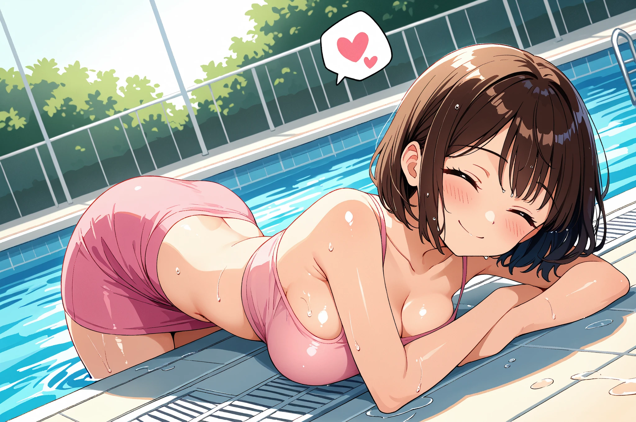 nsfw:1.5,((totally nude)),1faceless boy,penis,((fellatio)),((vaginal hair)),tongue licking,(masterpiece:1.3, top-quality, ultra high res, ultra detailed), (realistic, photorealistic:1.4), beautiful illustration, perfect lighting, natural lighting, colorful, depth of fields, nfsw,spread pussy,feeling organizm,Inserting the penis into the vagina,looking at viewer,japanese, mature woman, perfect face, cute and symmetrical face, shiny skin,
(middle hair:1.5, half updo:1.5, light brown hair), hair between eyes, brown eyes, thighs, nipple hardening, sweaty,
beautiful hair, beautiful face, beautiful detailed eyes, beautiful clavicle, beautiful body, beautiful chest, beautiful thigh, beautiful legs, beautiful fingers,
necklace, hair ornament, (beautiful scenery), evening, (uninhabited islands), (sexy pose, dynamic pose, female masturbation), (seductive smile, upper eyes, parted lips), poolside