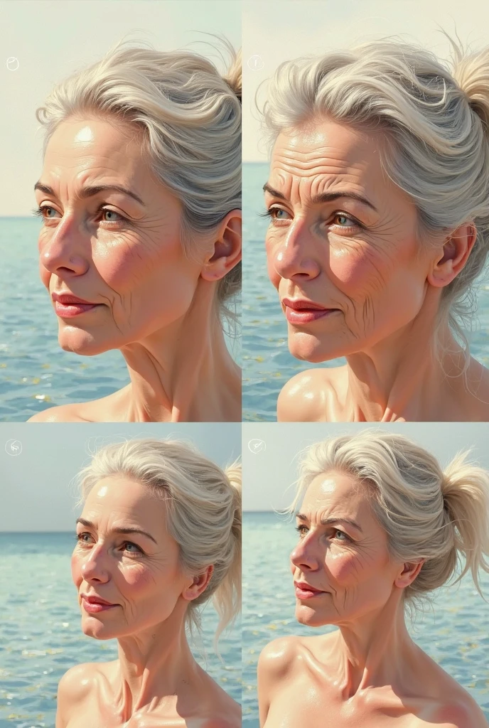 (score_10,score_9_up,score_8_up,score_7_up,score_6_up,source_cartoon,rating_questionable),(uncensored),profile,<lora:4kFacePonyXL:1>,4kfaceponyxl,1girl,light_blush,looking_at_viewer,depth of field,dark blue theme,big breasts,contour_deepening,chromatic_aberration,bokeh,body blush,[wrinkled skin],refraction,film grain,pores,(real life insert:1.5),milf,old,grey hair,silver hair,