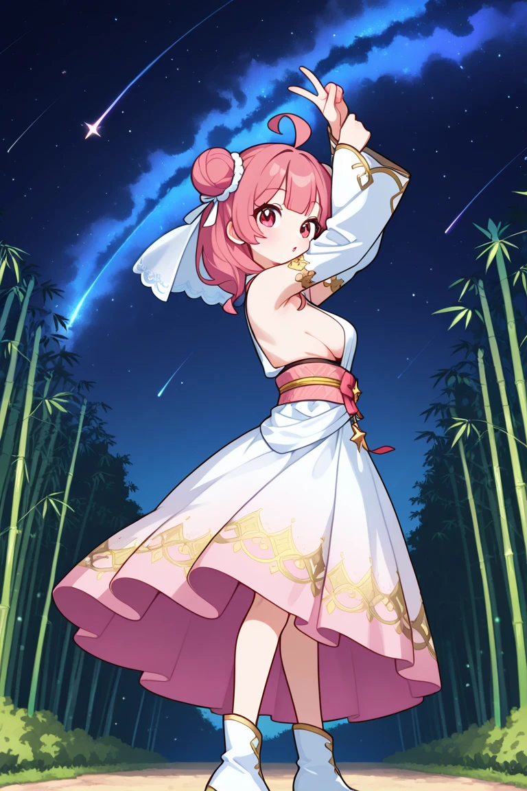 (((nsfw))),(((white sheer fabric fundoshi))),(((white sheer fabric pelvic curtain))),(((pelvic curtain lifted by self ))),(((wears tabi on feet))),(((white short sleeve kimono tops))),(((Show cleavage))),(double-breasted,underbust:1.2),(((Japanese festival twisted headband)))