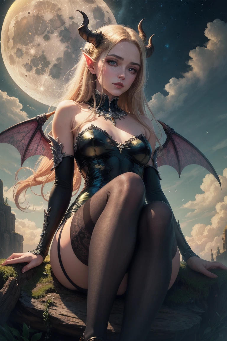 Demon girls fantasy horror lolita diabolical long boots sexy girl attraction sexy french girl with cute demon wings Hell torture hall action style basement ass Increase fear(SFW)