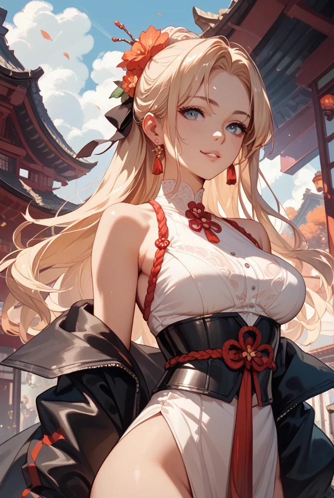 Chicas hermosas tetas, exhibicionismo, pechos hacia fuera, sin sujetador, translucent shirt, Femenino, sonrojarse, pechos grandes, Zhongdi, Super detailed, Cara detallada, High resolution, hombros con fugas, cintura con fugas --auto --s2