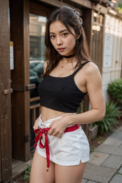 Just the right kind of 14 year old Japan black gal for friendship, Group photo shoot,Wearing a short apron without clothes or necklaces,Hair Accessories,between breasts,large full breasts,,A seductive and smug smile,Sex Friendly ,Tilt Shift Crowd Camera,Outside food stalls