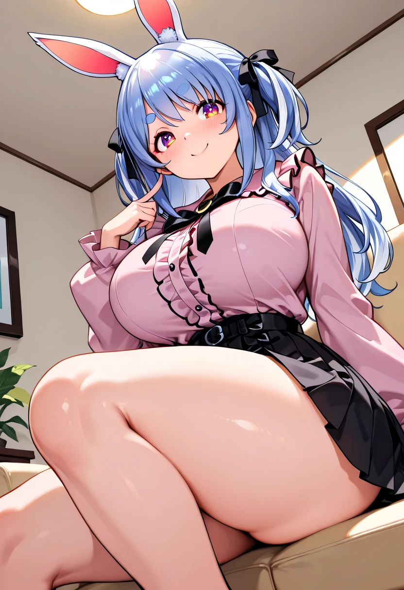 Manya、Dragon Quest 4、plump thighs、Best image quality、High resolution、masterpiece、super high quality、Spread your legsいる、Spread your legs、Pink lace bra、ピンクのpanties、panties、とてもBig Ass、The buttocks are too big、Low - Angle、Blushing、4K quality、Thick thighs、Big Ass、Pubic hair growing、Shooting from below、Blushed、Big Breasts、smug face、Wearing black knee socks、Squat with your legs apart、Sticking out tongue