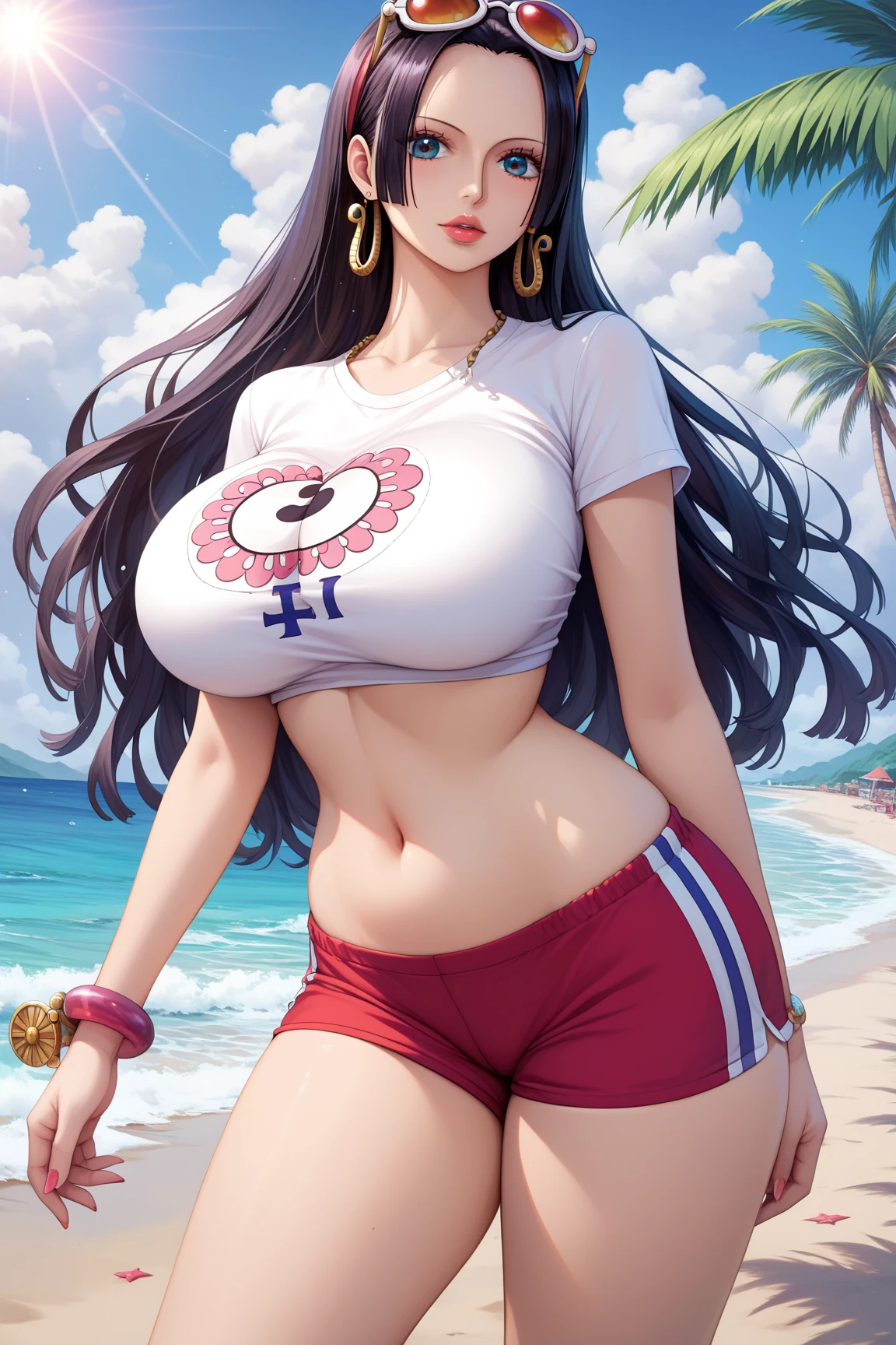 true ,High Quality, high solution, big breasts, thick thighs,White skin, big eye