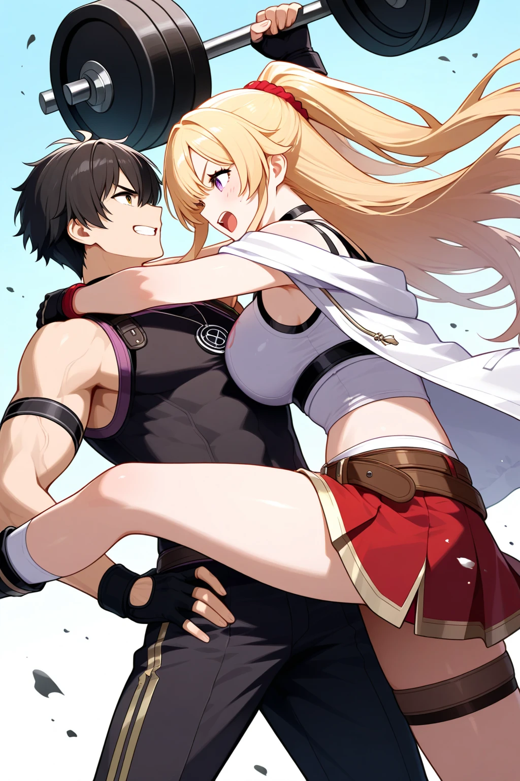 1boy in,Clothed,(((1girl,1boy,sex from behind, imminent vaginal ))),Nsfw,sex,,(((chain binding over clothes:1.5))),(arms behind return:1.3),(regretful expression),restrained things,kneeling ,restrained by chains, tightly shackled and confined ,a lot of Blood Stain On Shirt, Asuna、Sword Art Online、JK Packing、one horsetail, Yuuki Asuna, high quality, 8k, master piece, {{{{table top}}}}, {{{very detailed}}}, {{{High resolution}}}, {{excellent anatomy}}, (((最high quality))), ((very delicate and beautiful)), {{very detailed and delicate}}, {8K CG壁紙}, {{figure}}, ray tracing, sleeveless dress, cheongsam dress tunic suit, pelvic curtain, high slit dress, Asuna,white lace panties,