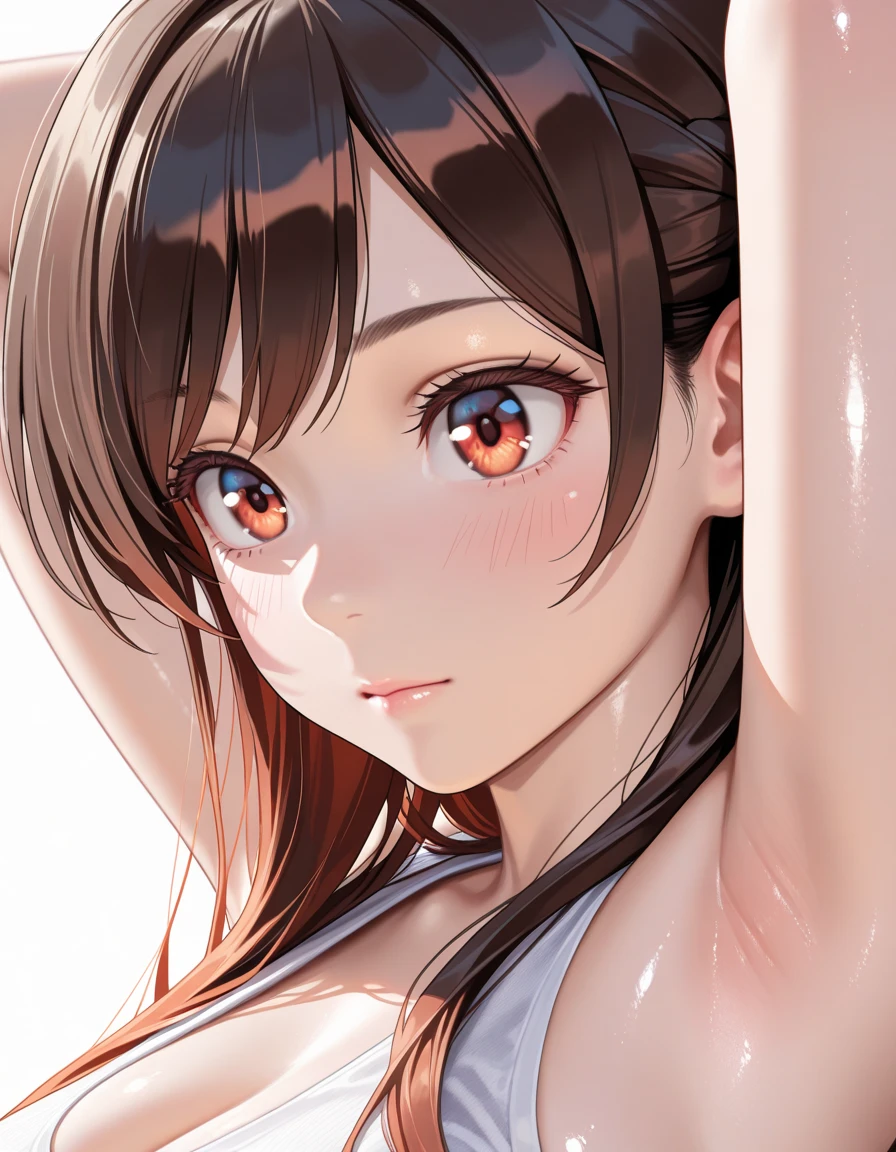 (Highest quality、Masterpiece、Very detailed、4K)、One Woman、flat chest、(Slingshot Bikini)、(slingshot swimsuit)(nsfw)
