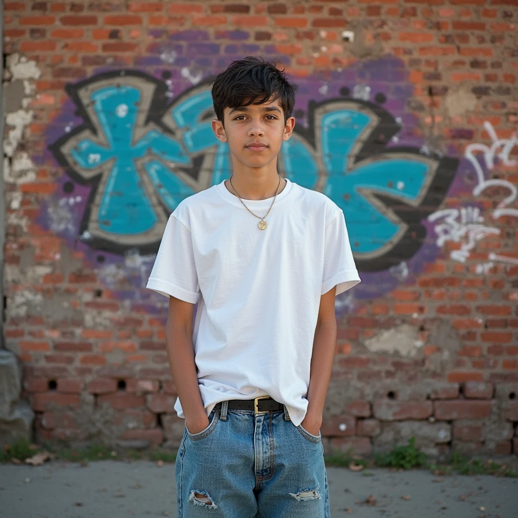 Tall teen boy with blonde and blue eyes