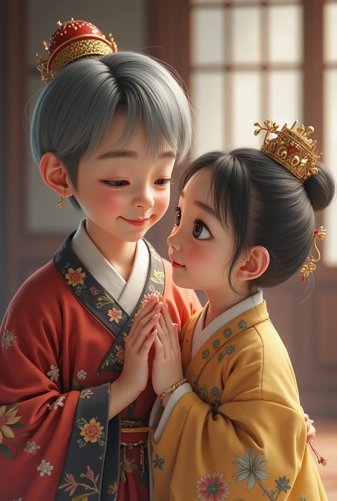 Girl and boy ancient china