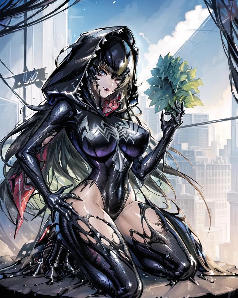 黑色poison【4k,masterpiece,best quality))， , Waist length hair, Dew of dew， breathe ， huge big breasts， Bursting clothes， antenna， 超级huge big breasts的。 超huge big breasts， very long hair， super short fun，full body lesbian， messy hair， Face， 爽歪歪Face， full body lesbian大量液体，黑色poison 拉丝， Extra large twist line， oversized tattoo， runny nose， burst into tears， Slobber， stick out your tongue，Spread your legs apart from your sides，open thighs，antenna.antenna缠绕.poison，黑色poison