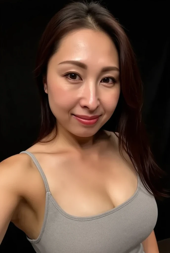 super realista, rosto perfeito de , mulher japonesa de 44 anos