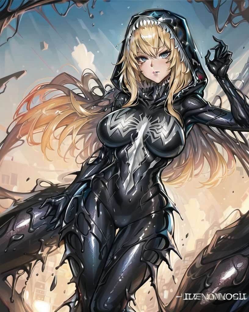The woman in the image has a unique and unusual appearance, with a long body and a slender figure that seems designed for speed and agility. Her legs are slender and muscular, tapering to a point at the ankles, while her long, delicate arms end in graceful hands. Her torso is narrow and flexible, allowing for a wide range of movement. Her face is large and rounded, with a small, pointed nose and expressive eyes that convey emotion. She is wearing a tight-fitting green outfit that fits her slender body, complemented by a large helmet that may be both functional and stylistic. The metallic exoskeleton carries her on her back. This symbiotic relationship between the woman and the dragon suggests a harmonious collaboration as they navigate the environment together. The woman's breasts are notably large, measuring 115.5 cm in diameter, adding to her impressive presence in the image. The combination of the dragon's agile strength with the woman's modern aesthetic creates a fascinating visual moment of mutual cooperation as they traverse the landscape together, alternate breast size, huge breasts