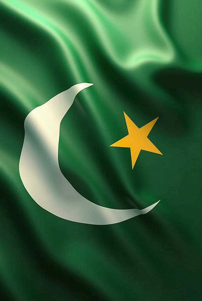 Ikram Naz name on Pakistani flag