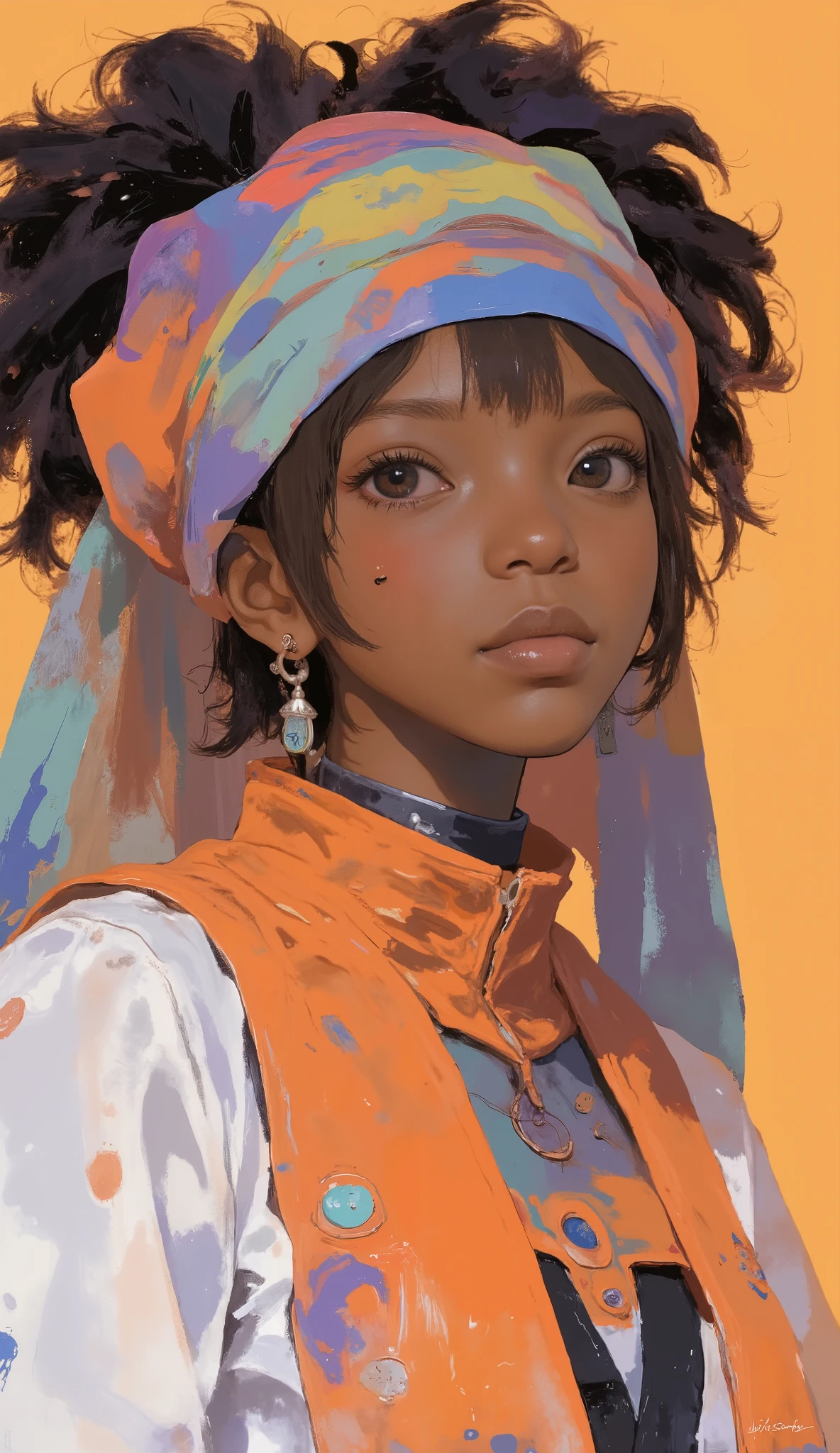 picture of a woman wearing a colorful head scarf and scarf, African woman, Loss or draw | Afrofuturism , African queen, black African princess, Beautiful Art work, Afrofuturistic, Afrofuturism , Beautiful Art , Afrofuturist, blackgirl, Black Art, black woman , Amazing Artスタイル , African, African arts, young black woman , artist unknown, Amazing Art