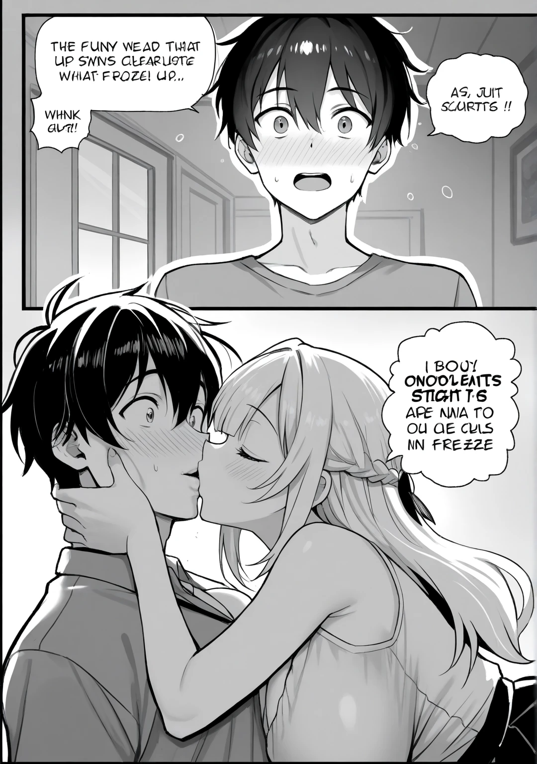 Create a 7-page porn comic with sex