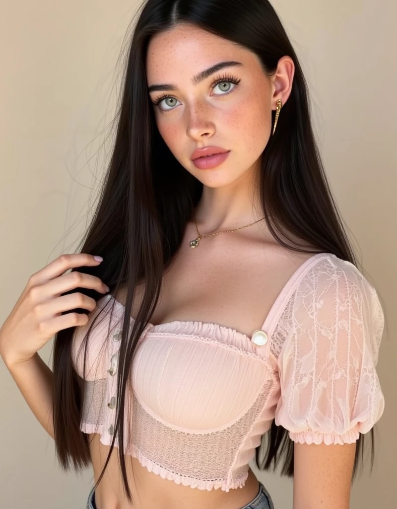 Madison Beer (masterpiece, best quality, full body), ,masterpiece, beautiful detailed eyes, looking at viewer, detailed beautiful face, extremely detailed, high, 1girl, brown hair, long hair, best quality, closed mouth <lora:Madison Beer:1>