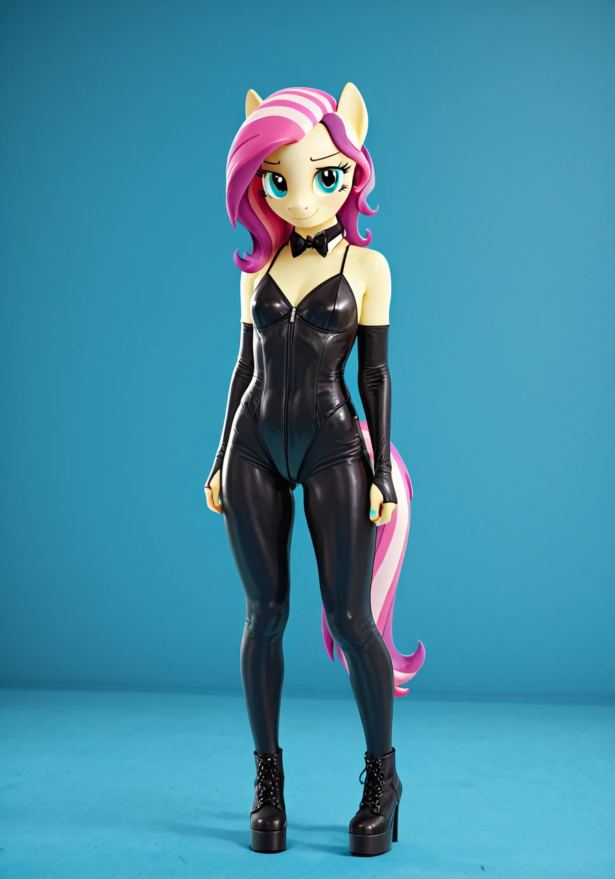 (best quality, masterpiece), 2girls, multicoloured hair,
strapless latex leotard, holding hands