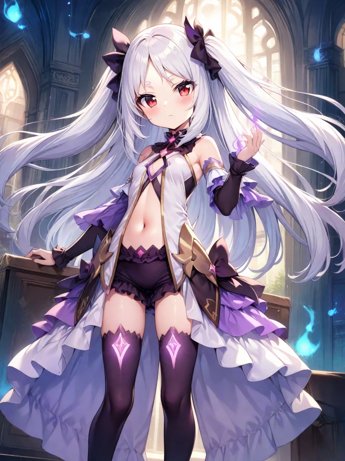 ((magical little girl)), ((Gorgeous starry sky background)), ((Ultra-detailed)), ((Best Illustration)), ((Cinematic lighting)), Dynamic Angle, Floating, finely detailed, (glitters:1.2), (Sparkle:1.2), (Shine:1.2), classic, (Painting:1.1), (Sketch:1.1), (Best quality), (Masterpiece:1.2), (Anime style), (Solo), Beautiful detailed face, (Cute face:1.3), (Big eyes:1.3), Colorful hair, (Long hair:1.2), (Floating hair:1.2), (magical girl outfit), detailed outfits, (Sparkling wand:1.3), (Magical effect:1.3), (Flowing skirt:1.2), (Cute boots:1.1), (Transparent fabric:1.1), (Twinkle:1.2), (Glow:1.2), (Radiance:1.2), (Flicker:1.2), (Dazzle:1.2),blackstockings