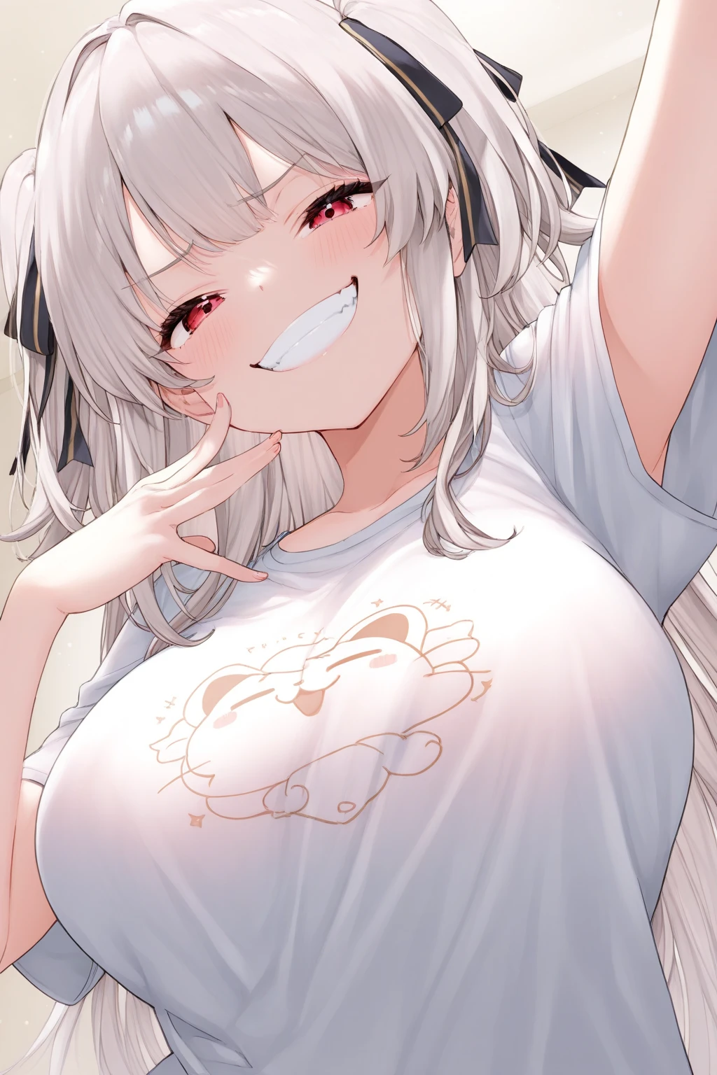 Anime girl posing for photo with long hair and bow tie, anime moe art style, gapmoe Yandere, Teasing smile, small curvaceous loli, double tails, shikamimi, ahegao, anime girl with cat ears, Anime waifu, anime shading), Kantai collection style, (Anime girl), anime cat girl in a maid costume, Yandere