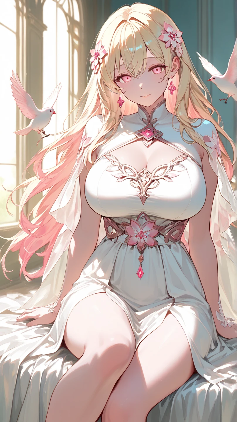 beautiful woman,folk girl,blonde with blue eyes,Wear a rococo ball gown to look elegant.. Decorated with a long shape, fluffy skirt.,Beautiful rococo style evening gown with amazing details.. Finished off with a long skirt with large pleats..,countryside,countryside,beautiful scenery,European Middle Ages,smile with all teeth,forehead,forehead exposed,very big breasts,ear nipple ring,side waist slit,tight,((side chest)),trousersชั้นในลูกไม้,trousers,((big tits)),(pubic bone),(Hold your hands on your chest..),(Elf Princess), rift, visible chest, Show your breasts, open chest, I see bulging nipples,,(((large areolae:1.4,pink,The nipples are clearly visible....))),Umbilical drive,dance,dance, (((2 young women ,beautiful woman)))