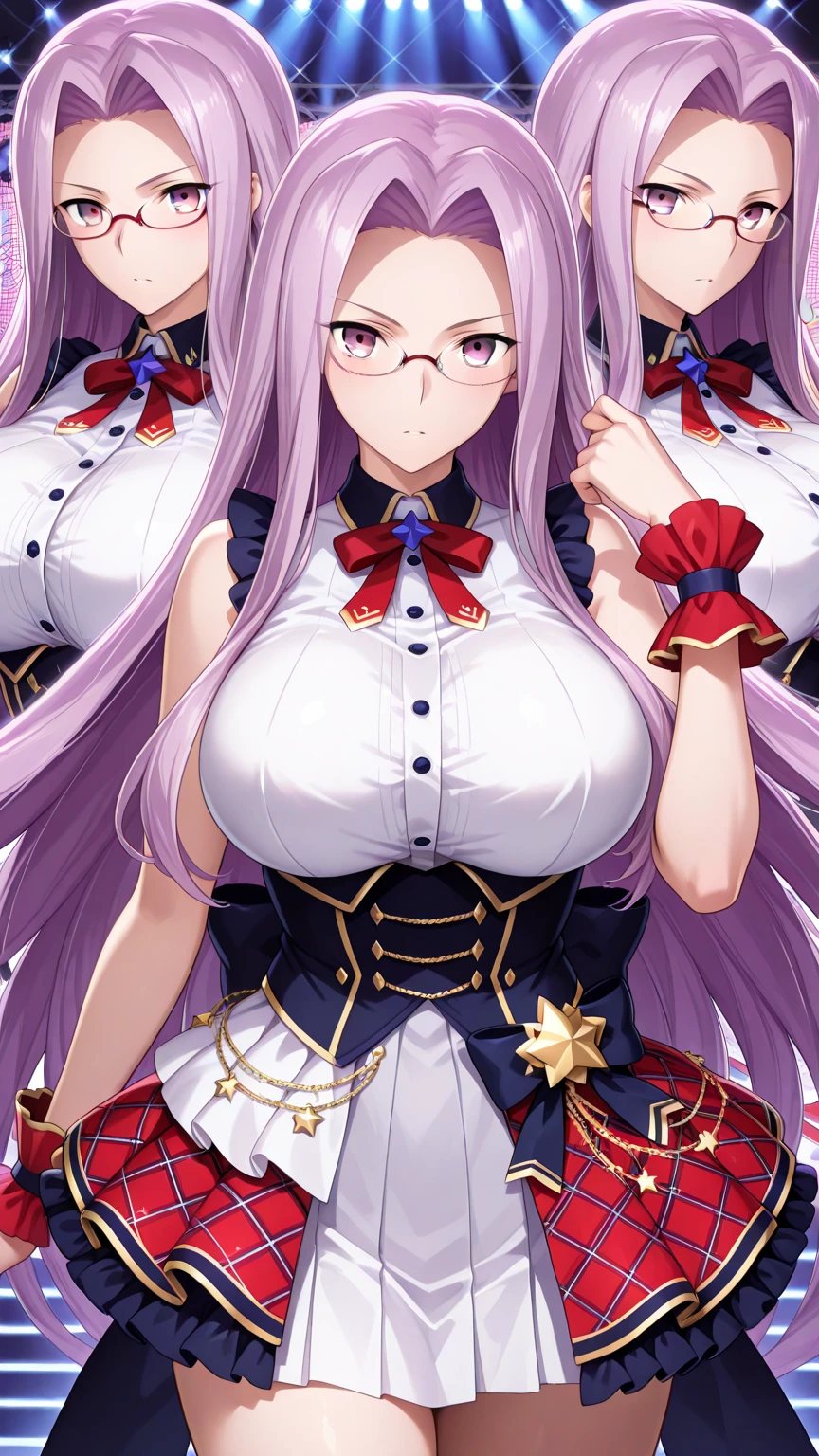 A woman with big ，Gorgeous woman，((Perfect idol))，transparent，Lolita skirt，Smooth underbust，Long hair，Exquisite，pubic，Perfect body，