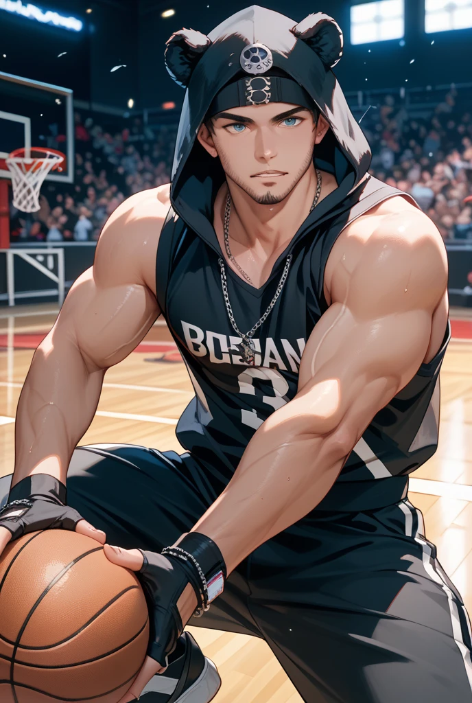 Libido boy，Tong，large pecs，Big bag，Wear white basketball socks，Half recumbent，CG sense，POV perspective，Dark atmosphere，8K,Cinematic lighting effects，Textured skin，best qualtiy，Storytelling images，Storytelling images，dynamic blur，actionpose，Elevation viewing angle