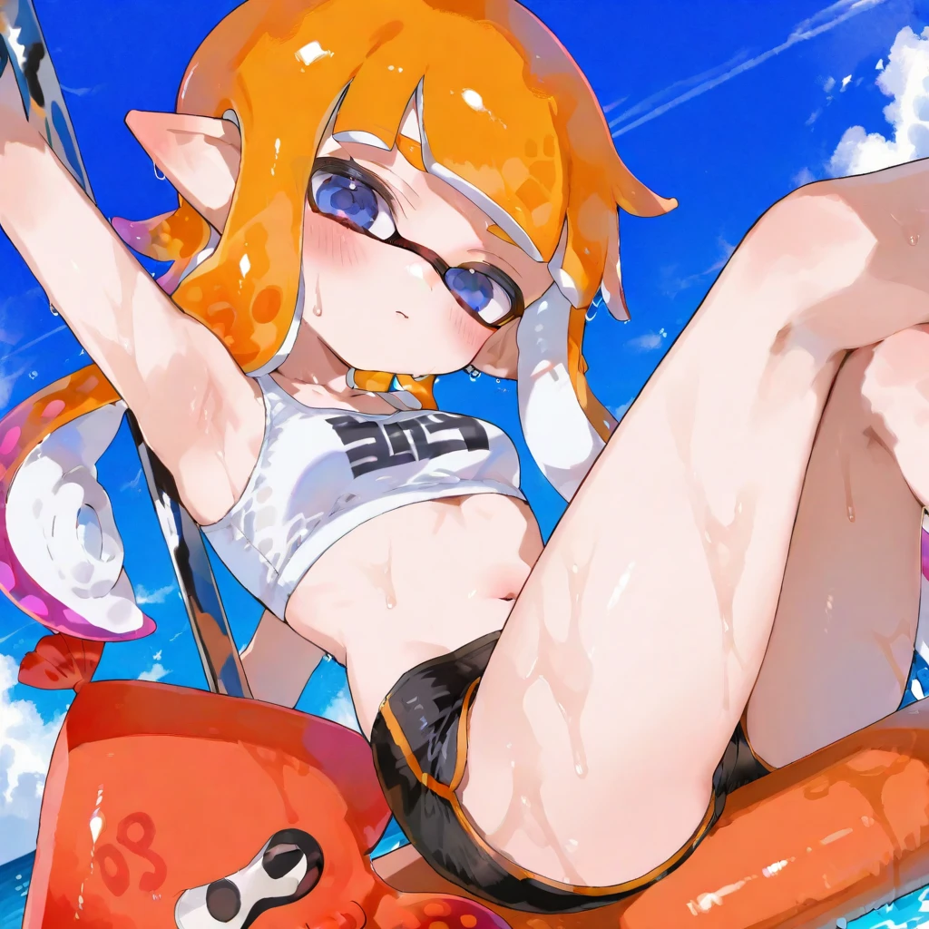 anime girl in a bikini, anime style 4 k, (anime girl), badass anime 8 k, best anime 4k konachan wallpaper, anime style character, top rated on pixiv, seductive anime girl, anime style. 8k, anime girl, an anime girl, anime artstyle, red hair, visible red hair (Best quality, 4k, Masterpiece :1.3), beautiful woman, hyper realistic, 1girl, (droopy breasts, attractive body :1.2), sit-ups :1.1, short red hair: 1.1, (wet rainy, wet by rain, wet body :1.2), ultra-detailed face, detailed lips, detailed eyes, double eyelid, naked, nipple_outline, sensual low-necked dress, open neckline, hanging breasts, side pose, visible curves, pool party, poolside, silver transparent mantle,sunglasses, muscular turned leg, nipple visible, revealing clothing [ 4 k digital art ]!!